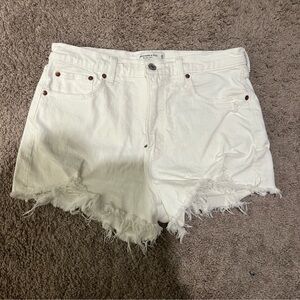 Abercrombie mom shorts high rise size 8